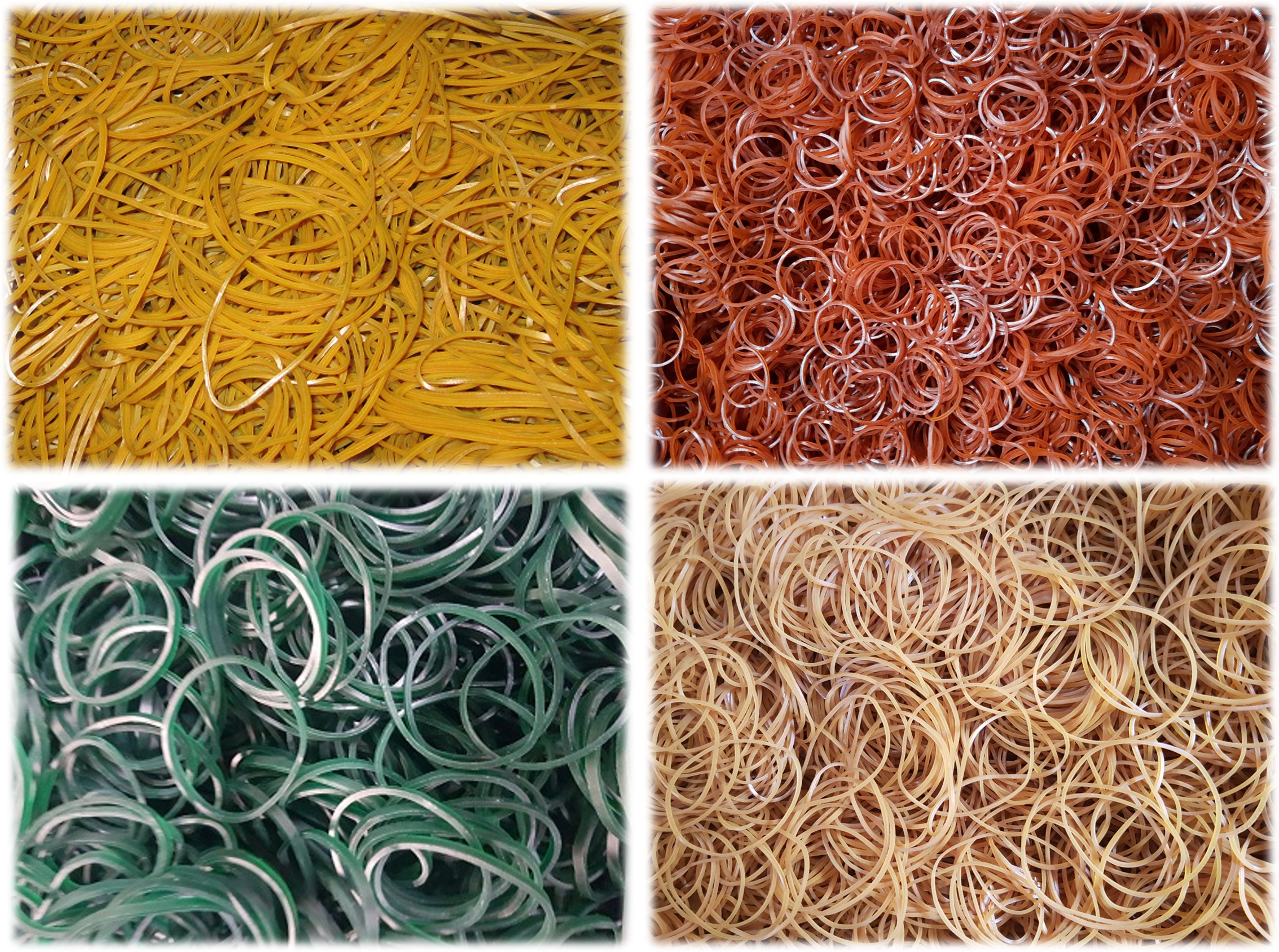 rubber bands, natural rubber bands, crepe rubber bands, rubber band